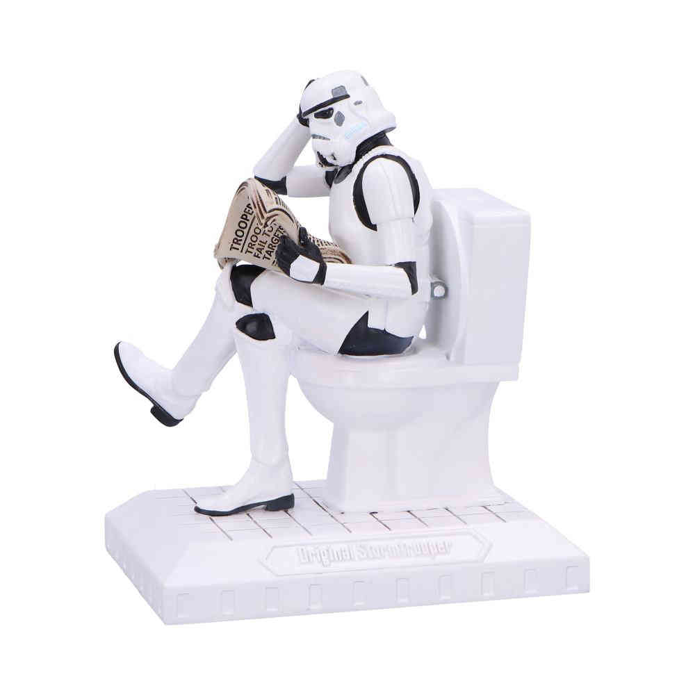 Nemesis Now Star Wars - Stormtrooper Pooper Trooper Figurine - Blanc